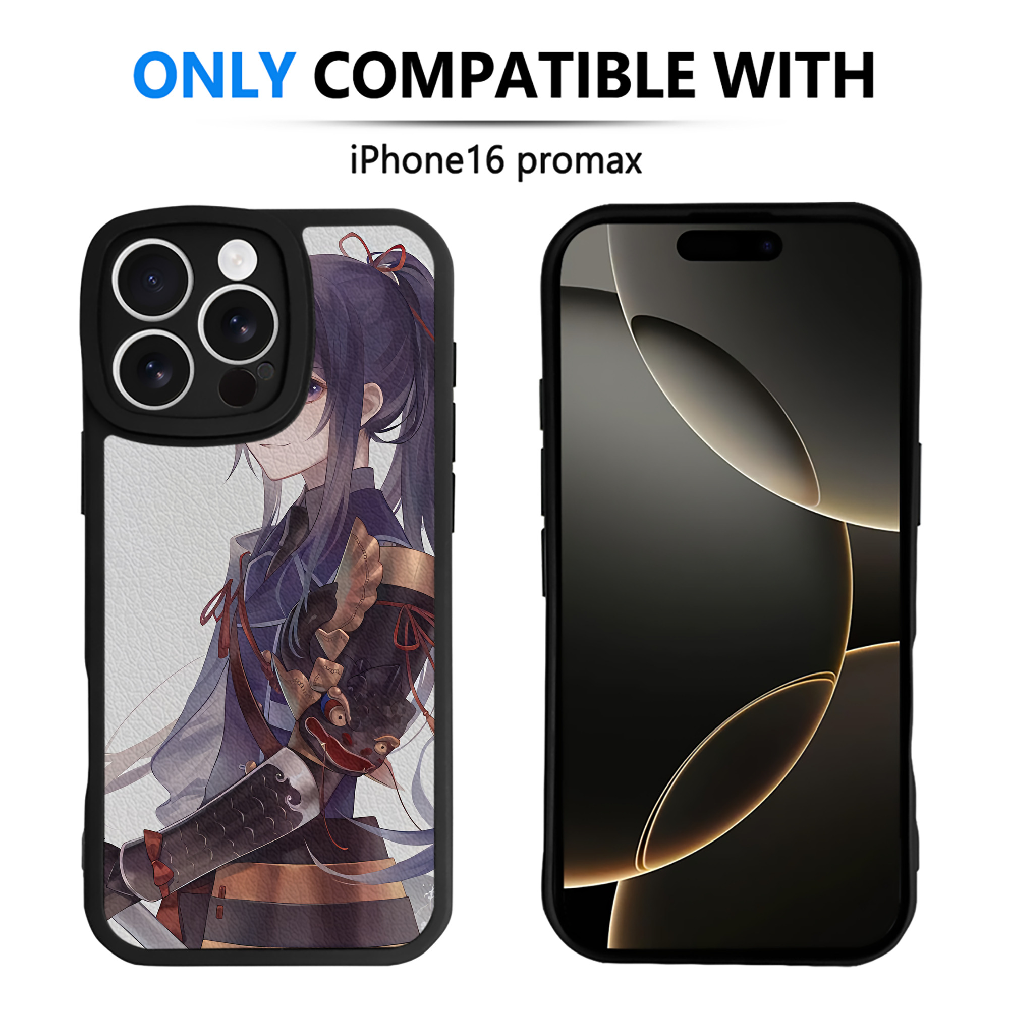 （画像用） 刀剣乱舞 Touken Ranbu 【iPhone 16シリーズ対応】シリコンスマホケース（レザー調） 材質：シリコン